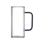 ⁦كاسة زجاج بتصميم مربع سعة 350 مل⁩ - الصورة ⁦6⁩