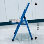 ⁦طاولة مع كرسي للأطفال لون أزرق بتصميم سيارة⁩ - الصورة ⁦4⁩