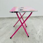 ⁦طاولة مع كرسي للأطفال لون زهري بتصميم قطة⁩ - الصورة ⁦4⁩