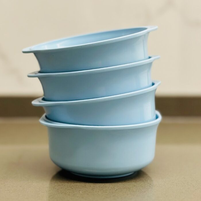 ⁦طقم 4 زبادي بلاستيك⁩ - الصورة ⁦2⁩