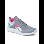 ⁦Reebok Kids' Rush Runner 5 Shoes- حذاء ريبوك رش راننر 5 للأطفال لون رمادي⁩ - الصورة ⁦2⁩