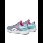 ⁦Reebok Kids' Rush Runner 5 Shoes- حذاء ريبوك رش راننر 5 للأطفال لون رمادي⁩ - الصورة ⁦3⁩