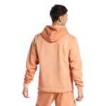 ⁦Reebok Men Basketball Court Top Bi-Dye Fleece Hoodie- هودي ريبوك كورت للرجال لون برتقالي⁩ - الصورة ⁦2⁩