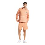 ⁦Reebok Men Basketball Court Top Bi-Dye Fleece Hoodie- هودي ريبوك كورت للرجال لون برتقالي⁩ - الصورة ⁦3⁩