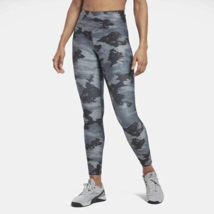 Reebok WOR Camo Tight- بنطلون ضيق ريبوك للنساء