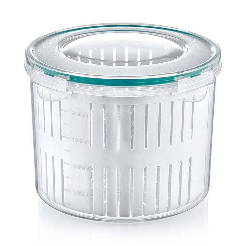 ⁦تبروير مخللات شفاف مع غطاء لون شفاف 2.5 لتر⁩ - الصورة ⁦1⁩