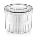 ⁦تبروير مخللات شفاف مع غطاء لون شفاف 2.5 لتر⁩ - الصورة ⁦3⁩