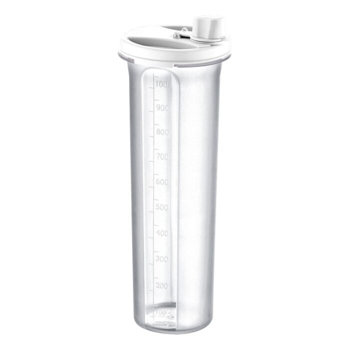 ⁦علبة بلاستيك للزيت وخلط البروتين و دريسنج السلطات متعددة الاستخدامات حجم 1 لتر بألوان متعددة⁩ - الصورة ⁦6⁩