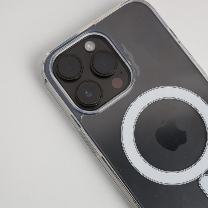 ⁦كفر جوال شفاف لأجهزة ايفون 15 برو ماكس يدعم الشحن اللاسلكي⁩ - الصورة ⁦6⁩