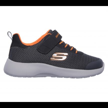 Skechers Kids' Dynamight - Ultra Torque Shoes- حذاء سكيتشرز ديانا ألترا تورق للأطفال لون أسود ورمادي ونعل أبيض