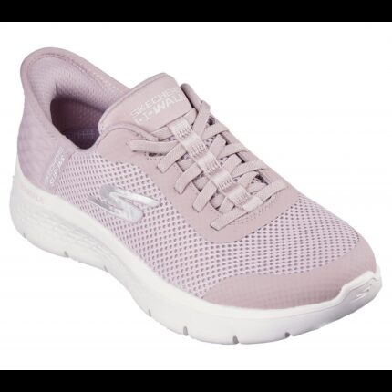 حذاء سكيتشرز جو ووك فليكس للنساء لون زهري ونعل ابيض- Skechers Women's Slip-ins: Go walk Flex - Grand Entry Shoes