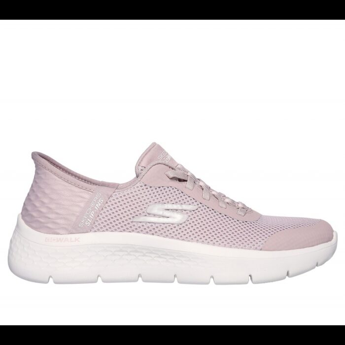 ⁦حذاء سكيتشرز جو ووك فليكس للنساء لون زهري ونعل ابيض- Skechers Women's Slip-ins: Go walk Flex - Grand Entry Shoes⁩ - الصورة ⁦2⁩