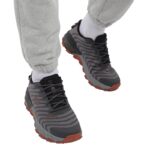 ⁦Skechers Men's Max Protect - Paragon Shoes - حذاء سكيتشرز ماكس بروتيكت- باراجون للرجال لون أسود ورمادي⁩ - الصورة ⁦14⁩