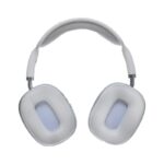 ⁦Wireless headphones p9 pro max silver -سماعة رأس مع بلوتوث P9 pro max لون سكني⁩ - الصورة ⁦2⁩