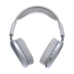 ⁦Wireless headphones p9 pro max silver -سماعة رأس مع بلوتوث P9 pro max لون سكني⁩ - الصورة ⁦3⁩