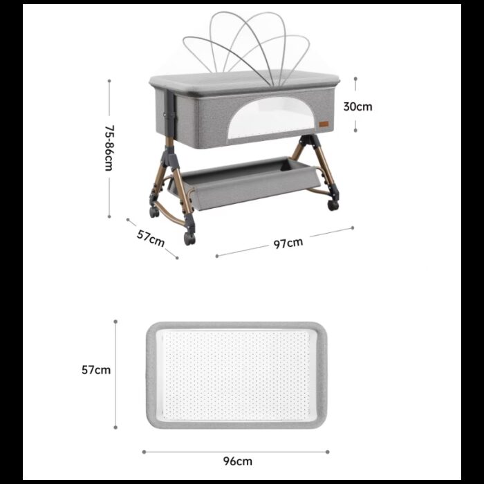 ⁦سرير بيبي هزاز ملكي⁩ - الصورة ⁦6⁩