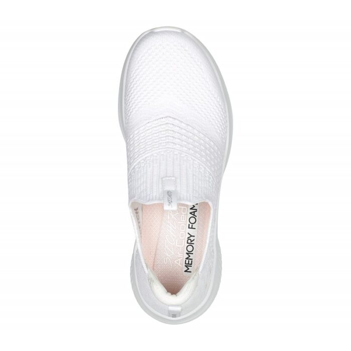 ⁦حذاء سكيتشرز الترا فليكس 3.0 للنساء لون أبيض - Skechers Women's Sport Ultra Flex 3.0- Classy Charm Shoes⁩ - الصورة ⁦3⁩