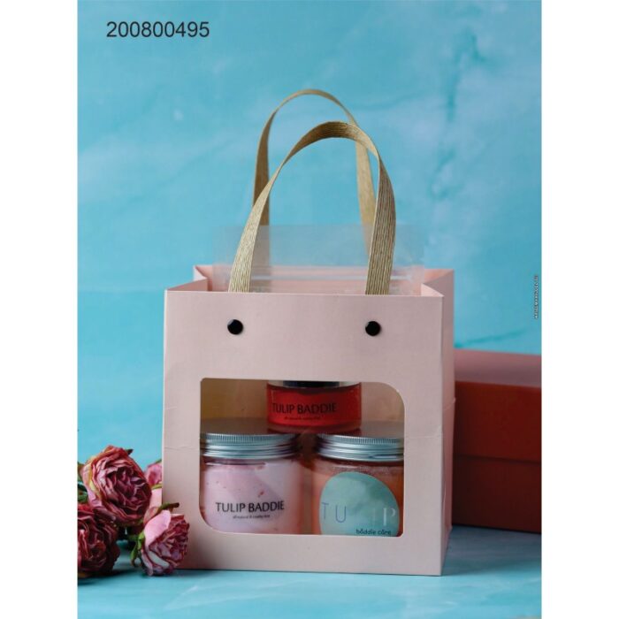 ⁦بكج عنايه بالقدم مكون من اربع قطع املاح فواره مقشر قدم حجم 8OZ مرطب 8OZو مورد 2OZ نكهه فواكه⁩ - الصورة ⁦2⁩