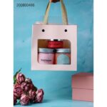 ⁦بكج عنايه بالقدم مكون من اربع قطع املاح فواره مقشر قدم حجم 8OZ مرطب 8OZو مورد 2OZ نكهه فواكه⁩ - الصورة ⁦3⁩