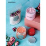 ⁦بكج عنايه بالقدم مكون من اربع قطع املاح فواره مقشر قدم حجم 8OZ مرطب 8OZو مورد 2OZ نكهه فواكه⁩ - الصورة ⁦4⁩