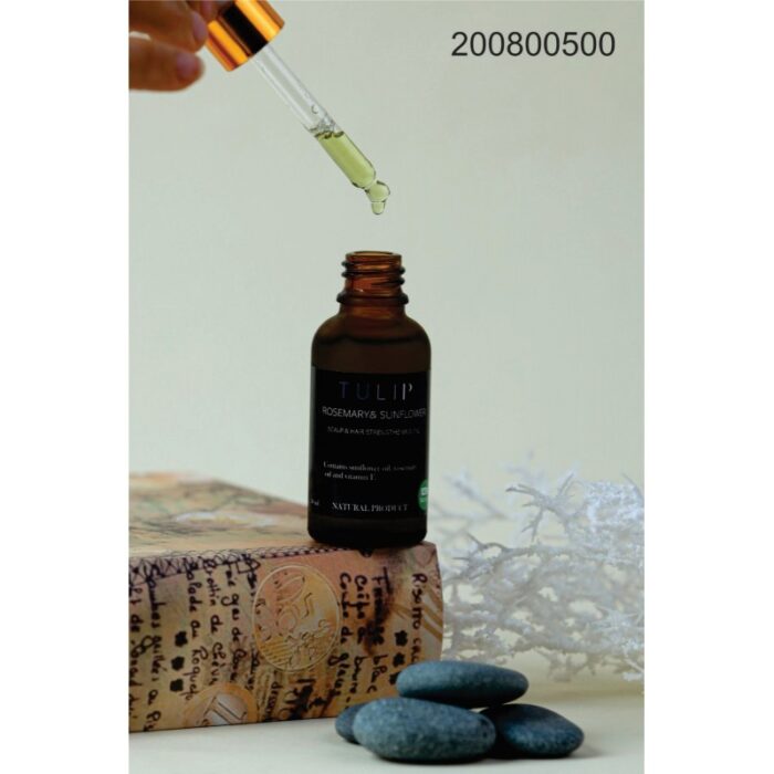 ⁦زيت شعر للتخلص من القشره ويعزز نمو الشعر مكون من زيت روز ماري وفيتامين E طبيعي الحجم 30 مل⁩ - الصورة ⁦4⁩