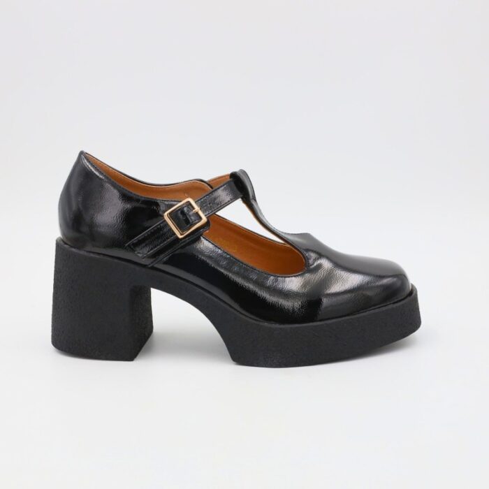 ⁦حذاء روكي للصبايا طبي من Silia Comfort لون أسود⁩ - الصورة ⁦3⁩