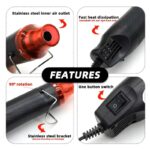 ⁦طقم أنابيب انكماش حراري للعزل الكهربائي (127 قطعة) – صغير ومحمول، يوفر عزلًا ممتازًا للأسلاك، مقاوم للتآكل والرطوبة⁩ - الصورة ⁦4⁩