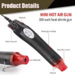 ⁦طقم أنابيب انكماش حراري للعزل الكهربائي (127 قطعة) – صغير ومحمول، يوفر عزلًا ممتازًا للأسلاك، مقاوم للتآكل والرطوبة⁩ - الصورة ⁦7⁩