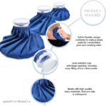 ⁦كمادة ثلجية حرارية قابلة لإعادة الاستخدام – مثالية للرياضيين أو في البيت للإسعافات الأولية وتسكين الألم - حجم كبير 11 بوصة⁩ - الصورة ⁦3⁩