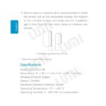 ⁦مستشعر حركة لاسلكي ذكي للأبواب والنوافذ- يتكون من قطعتين- مرفق معه لزقة لتثبيته في أي مكان - يعمل من خلال تطبيق - ماركة Aqara - تحتاج إلى وحدة تحكم (Hub)⁩ - الصورة ⁦4⁩