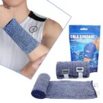 كمادة الثلج ذاتية اللصق ، مصممة لتوفير تبريد فوري وتخفيف آلام العضلات والتورم للرياضيين والبالغين