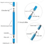 ⁦قلم لمس مغناطيسي Stylus Pen ذات 2 رؤوس - مثالي للرسم والكتابة بدقة عالية على التابلت والهواتف، غطاء مغناطيسي أنيق، وكتابة صامتة تمنحك تجربة سلسة وممتعة.⁩ - الصورة ⁦6⁩