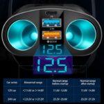 ⁦شاحن جوال مزدوج في السيارة - 2 منفذ USB و منفذ Type C مع شاشة عرض LCD - يدعم QC3.0 و2.4A لشحن أسرع وأكثر أماناً.⁩ - الصورة ⁦6⁩