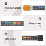 ⁦قلم فحص طلاء مغناطيسي للسيارة - عالي الدقة من 0-520 ميكرون، خفيف ومحمول، ألومنيوم بلاستيك متين، أداة تشخيص مغناطيسية.⁩ - الصورة ⁦5⁩