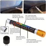 ⁦قلم فحص طلاء مغناطيسي للسيارة - عالي الدقة من 0-520 ميكرون، خفيف ومحمول، ألومنيوم بلاستيك متين، أداة تشخيص مغناطيسية.⁩ - الصورة ⁦6⁩