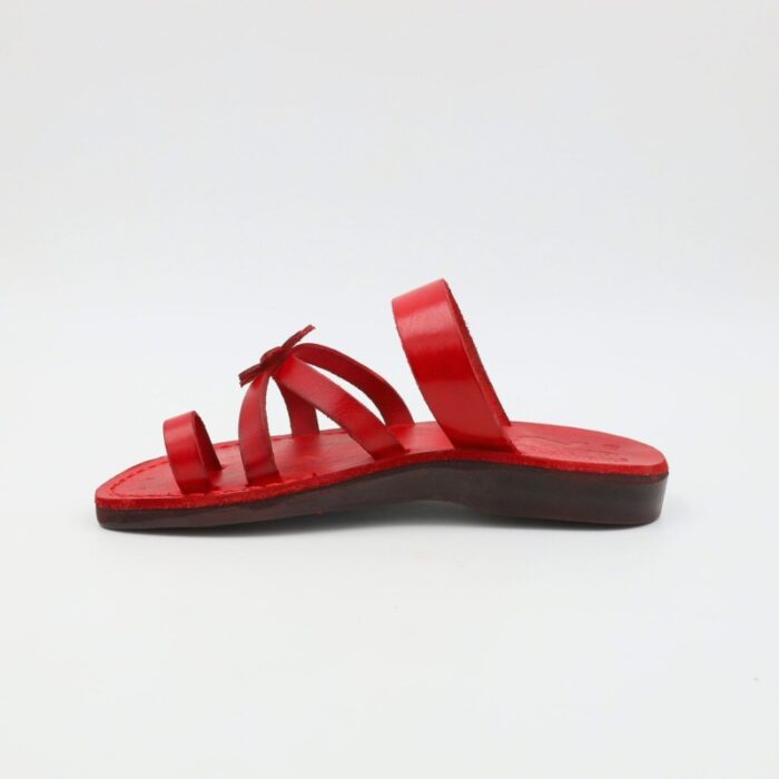 ⁦شبشب جلد من Camels للنساء لون أحمر⁩ - الصورة ⁦5⁩