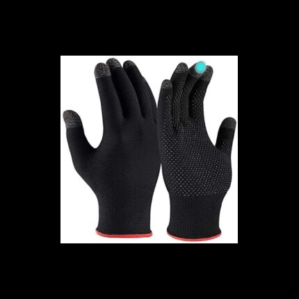 كفوف لعبة الببجي زوج كفوف لون أسود