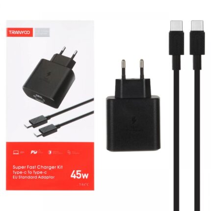 شاحن سريع Tranyoo 45W Type-C مع كابل Type-C