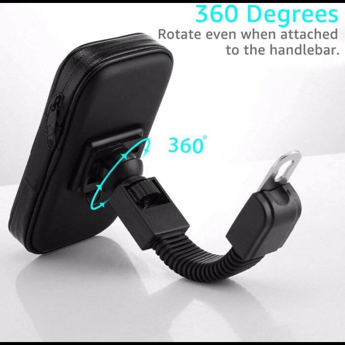 ⁦حمالة هاتف ضد الماء للدراجات⁩ - الصورة ⁦2⁩