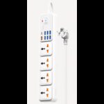 MOXOM MX-ST16 موزّع كهرباء 4 مخارج مع شحن سريع PD20W / QC18W