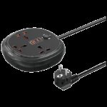 MOXOM MX-ST26 وصلة كهرباء 6 في 1 بطول 2 متر وشحن سريع PD20W