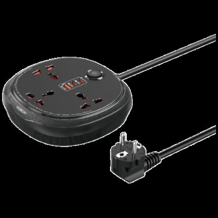 MOXOM MX-ST26 وصلة كهرباء 6 في 1 بطول 2 متر وشحن سريع PD20W