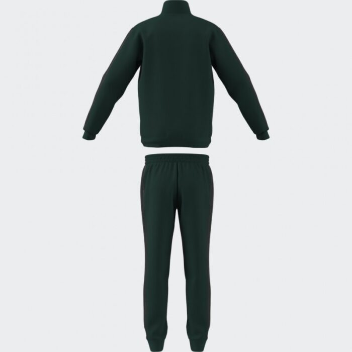 ⁦adidas Mens' Basic 3-Stripes Tricot Track Suit - Green⁩ - الصورة ⁦12⁩