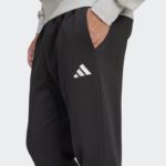 ⁦adidas Mens' Essentials Feelcozy Fleece Pants - Black⁩ - الصورة ⁦7⁩