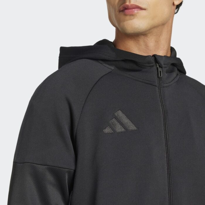 ⁦adidas Men's Tiro 25 Full-Zip Hoodie - Black⁩ - الصورة ⁦6⁩