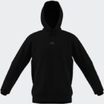 ⁦adidas Men's Designed for Training Hoodie - Black⁩ - الصورة ⁦8⁩