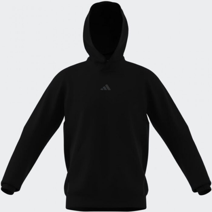 ⁦adidas Men's Designed for Training Hoodie - Black⁩ - الصورة ⁦8⁩