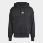 adidas Men's Essentials Feelcozy Fleece Hoodie - Black