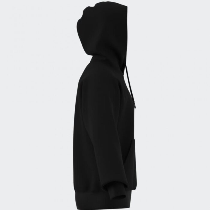 ⁦adidas Men's Essentials Feelcozy Fleece Hoodie - Black⁩ - الصورة ⁦10⁩