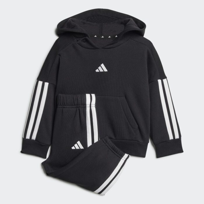⁦adidas Kids' Essentials Joggers Set - Black⁩ - الصورة ⁦2⁩